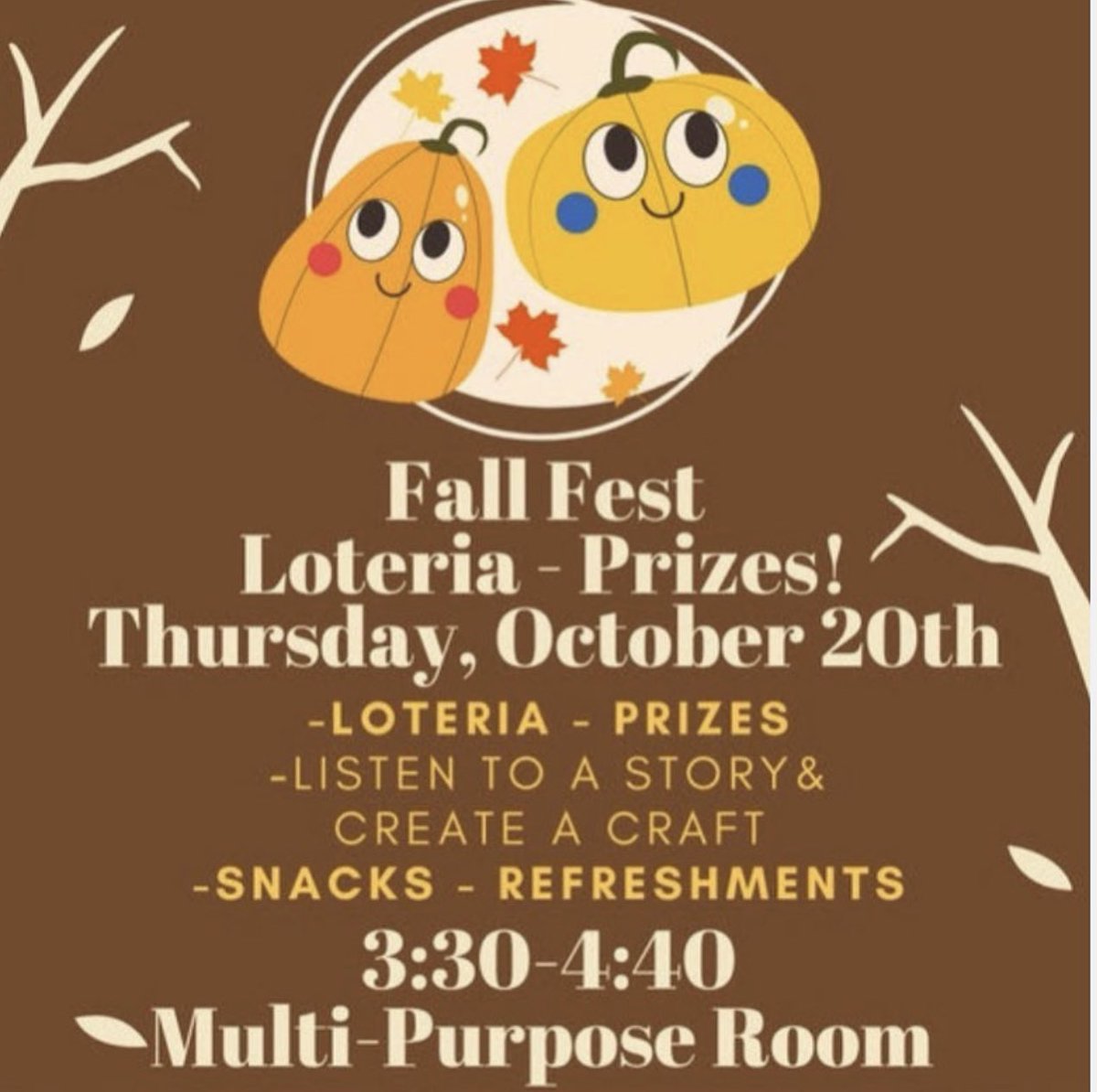 OtisSchool's tweet photo. Our annual Fall Fest is tomorrow! Join us for a family fun filled afternoon! ¡Nuestro festival anual de otoño es mañana! ¡Únase a nosotros para una tarde llena de diversión familiar!#otispride @ChiPubSchools @CPSNetwork6 https://t.co/kdv3qD70pZ