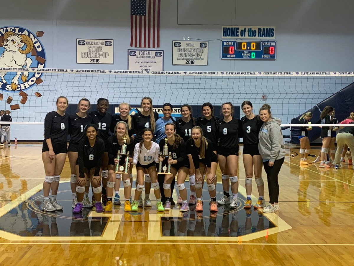 We are honored to present to you the 2022-2023 Women's Varsity Volleyball Conference Champions and the 2022-2023 Women's Varsity Volleyball Conference Tournament Champions!!! Congratulations!!!  Very are so proud of you!!! #clevelandproud