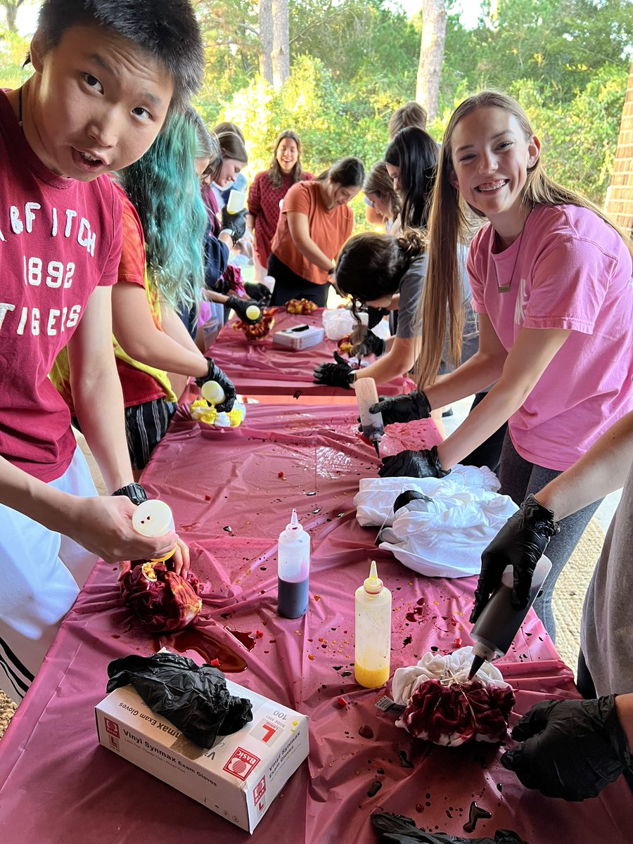 CyWoodsSwim's tweet photo. Red and Gold Tie-Dye Team Party in preparation of our annual Red vs Gold Intrasquad Swim Meet this Saturday! #Red #Gold #cywoods212 #redvsgold https://t.co/Mui1md2Evl