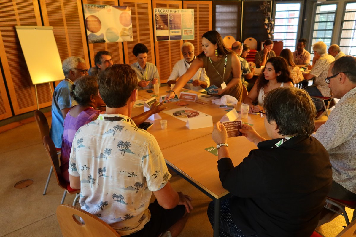 PACPATH_PROJECT's tweet photo. Day 1 - Workshop in Noumea
Fantastic opening day with a lot of discussions and a warm welcoming from the Tjibaou Cultural Center on Tuesday, 18th!
@Belmont_Forum @ird_fr @IAN_UMCES @UniSouthPacific @spc_cps #PACPATH https://t.co/d9aQ9NdLoW