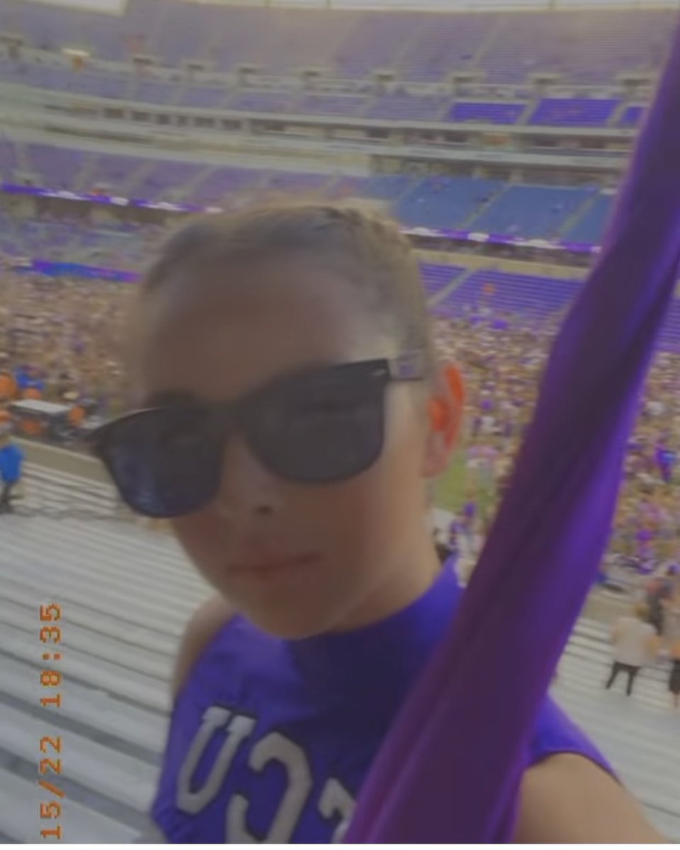 DelaneyLundberg's tweet photo. Does it get ANY BETTER than a double overtime WIN?  #stillundefeated #TCUhasmyHEART 💜🤍🐸
#bringitKState https://t.co/Amri1ecsYk