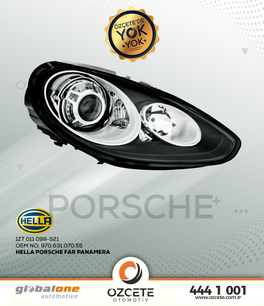 Özçete’de Yok Yok!

Her marka araç marka ve modeline uygun çözümleri sunan Özçete Otomotiv’in 200 tedarikçide 75.000 çeşit parça bulunabilirliğini B2B portalından inceleyebilirsiniz.

Hella Porsche Panamera Far