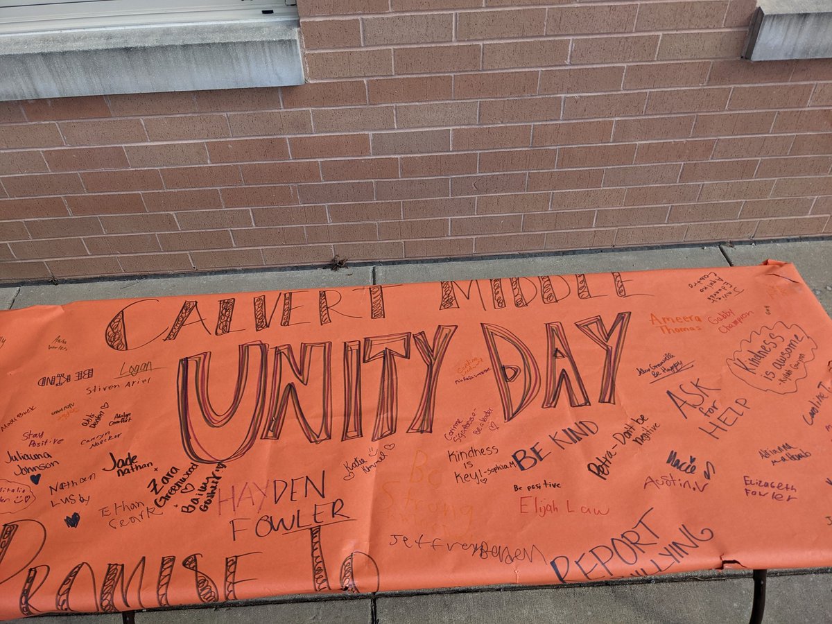 CMSCounselors3's tweet photo. CMS Unity Day Walk was a success! Raised money for our PBIS and Wellness teams. Raised awareness to unite for kindness, courage, and inclusion, to prevent students from being bullied. #UnityDay #BullyingPrevention #ChooseKindness https://t.co/fcyRm6zYQ3