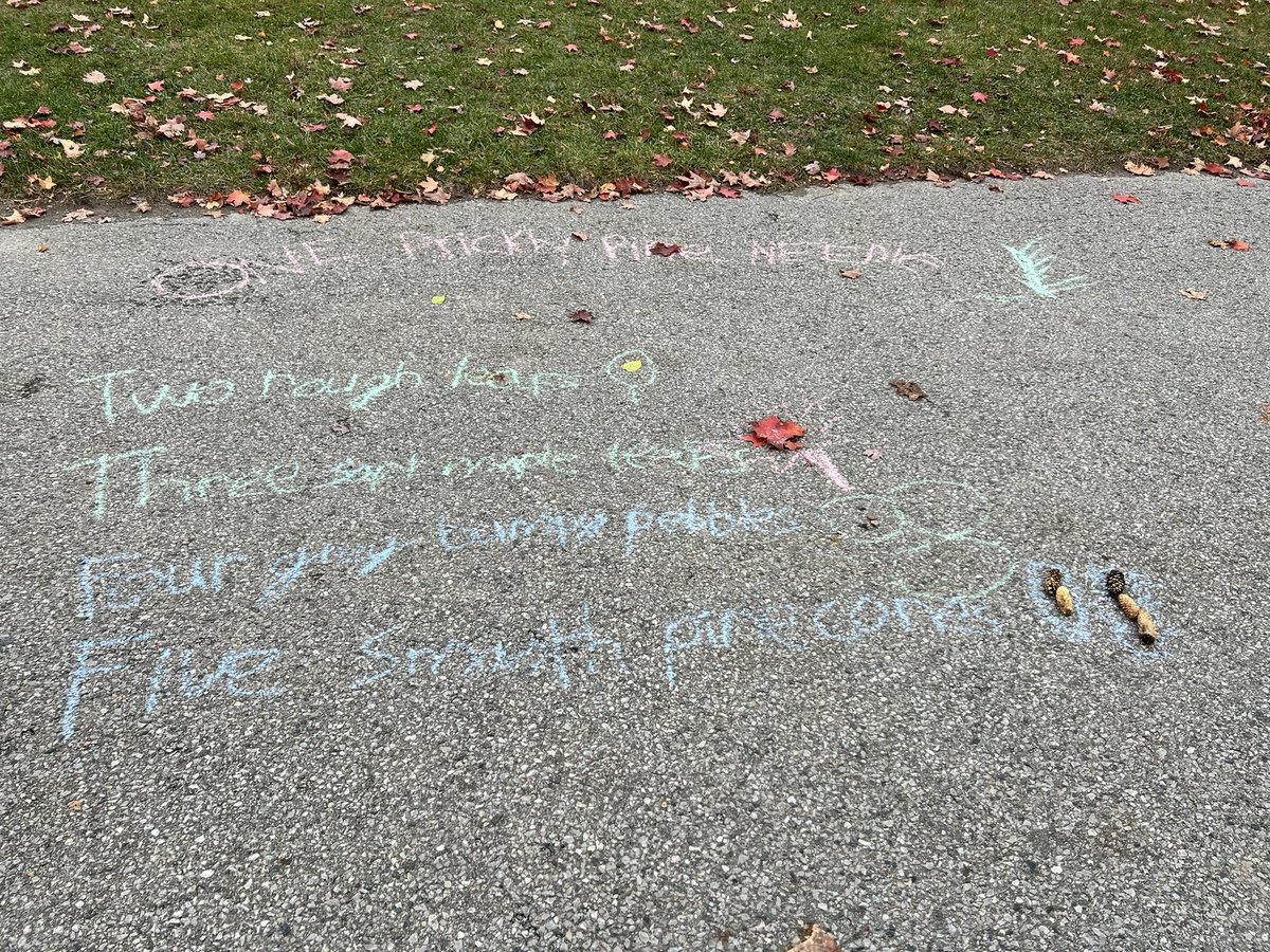 MsThamotharan's tweet photo. Poetry on the pavement for #TakeMeOutsideDay @faircloughps https://t.co/KRuV9Jdjxh