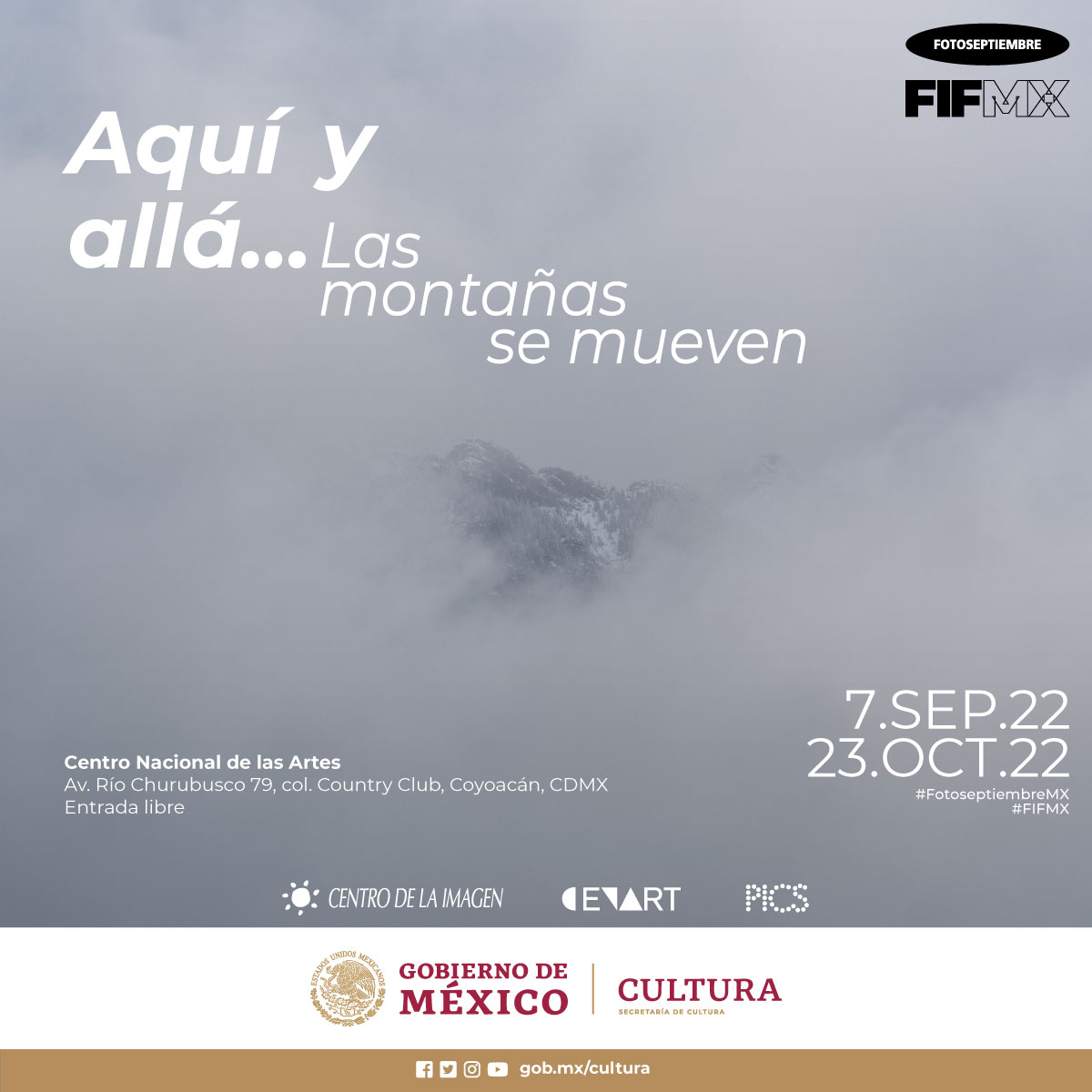 cimagen's tweet photo. #FIFMX 
¡Última semana! para visitar "Aquí y allá...Las montañas se mueven" la cual pone de manifiesto que el paisaje en la contemporaneidad tiene múltiples y polisémicas formas de ser abordado.

📍Visitala hasta el 23 de octubre en el Paseo de las Jacarandas en el @cenartmx https://t.co/mCf4DoBQzo