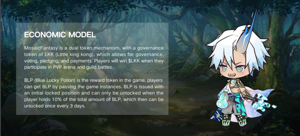 What’s $LKK👨🏻‍🏫
$LKK is the #BSC Governance Token for the MosaicFantasy world $LKK holders have the right to game governance and Players also take part in the PVP arena and Guild battles to win $LKK as a reward

Learn More
discord.gg/Wd2Zga6fuF

#mosaicfantasy #gamefi #PlayToEarn