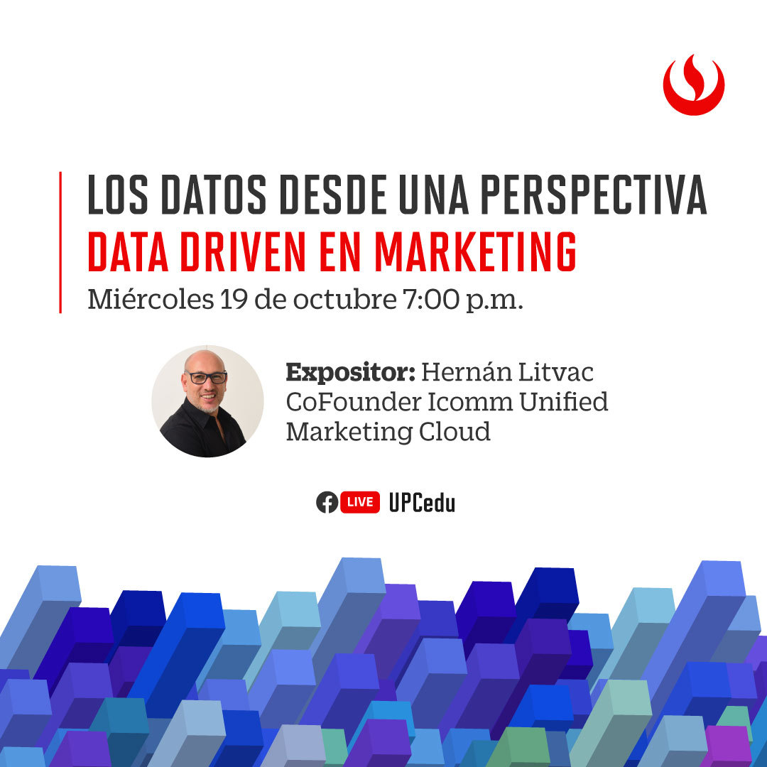 UPCedu's tweet photo. #DataWeekUPC | Se requiere enfocar la empresa en el consumidor a través de los datos. En esta sesión abordaremos la relación entre la Ciencia de Datos y el Marketing para la mejora en la toma de decisiones. Únete a nuestra transmisión en vivo: https://t.co/mnnBuaJfQP https://t.co/qF84QX4hDj