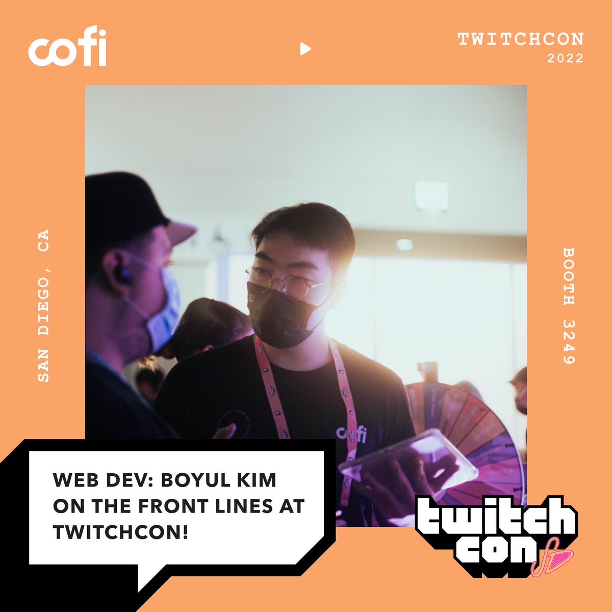 cofiapp's tweet photo. https://t.co/KVVYFTXgZc team onboarding users at the @twitchcon https://t.co/vy3auJ21af