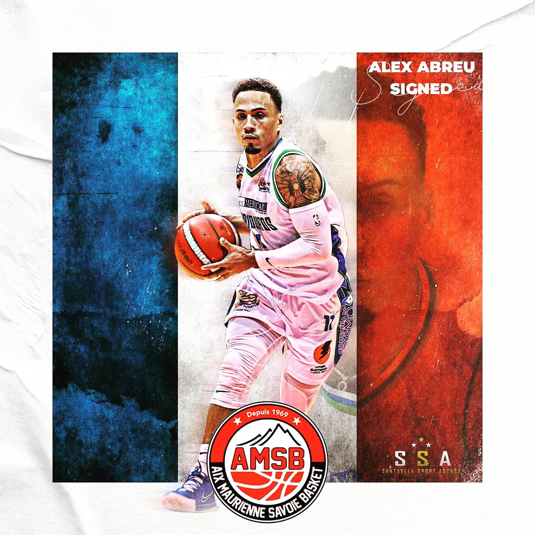 Client Alex Abreu <a href="/abreu1123/">Alex Abreu</a> is back in Europe as he signs in France with Aix Maurienne #SSA #RollwiththeWinners