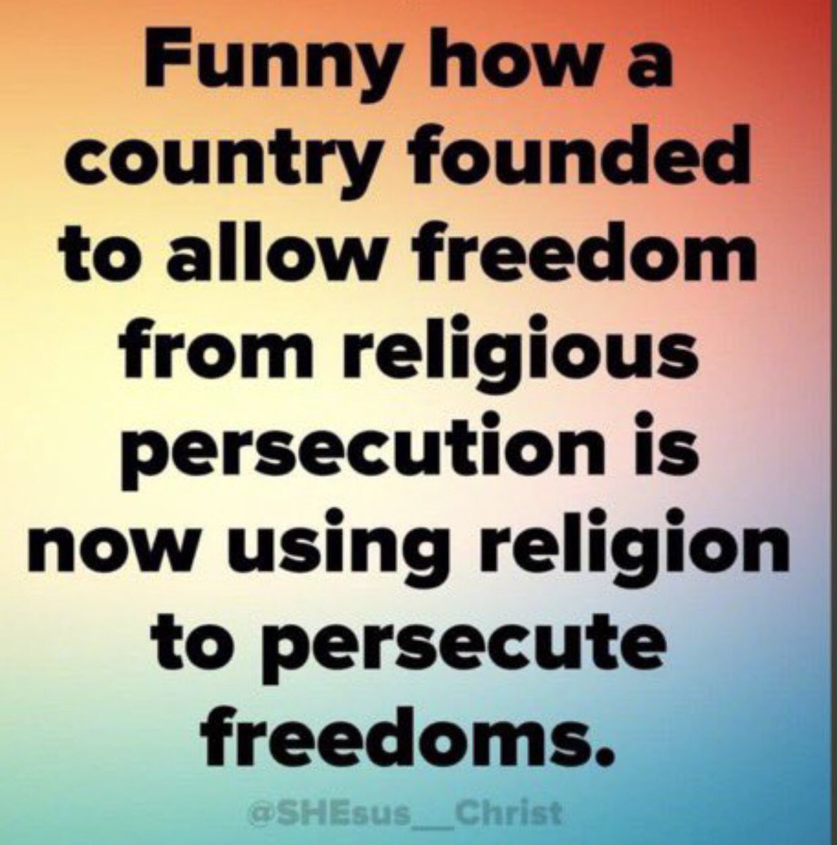 spunkygaga's tweet photo. @OmarRiverosays @Busyantifascist #SeparationOfChurchState https://t.co/OhvUgu0VWZ