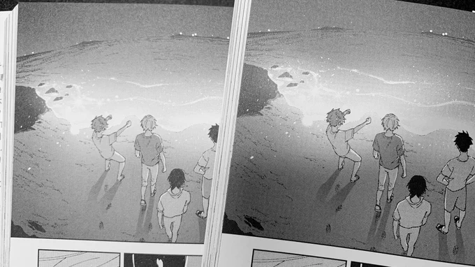 重版分モアレ軽減されてる〜!本当に嬉しい😭😭😭 
