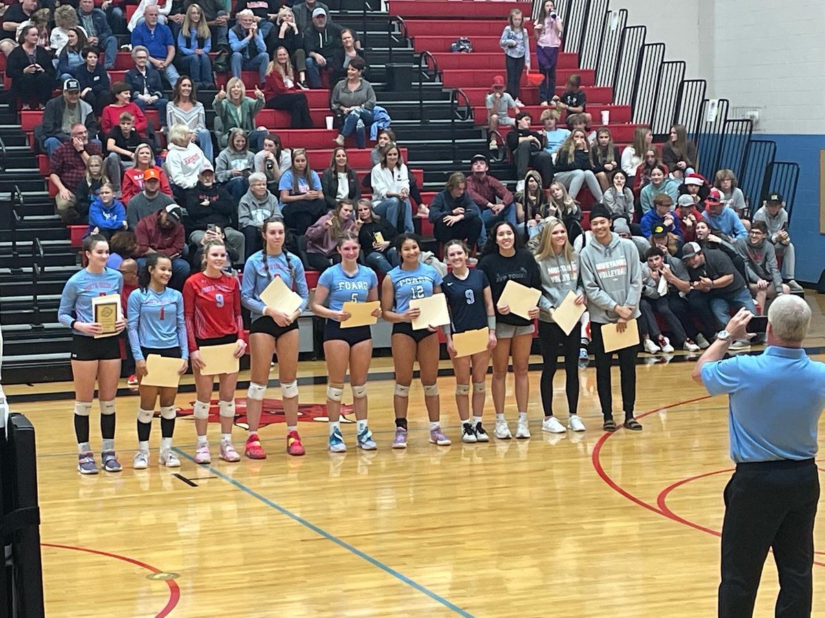 Congratulations to <a href="/kendall11fisher/">Kendall Fisher</a> and Hailey McFadden for being selected to the Western Foothills All Tournament Team!!!
