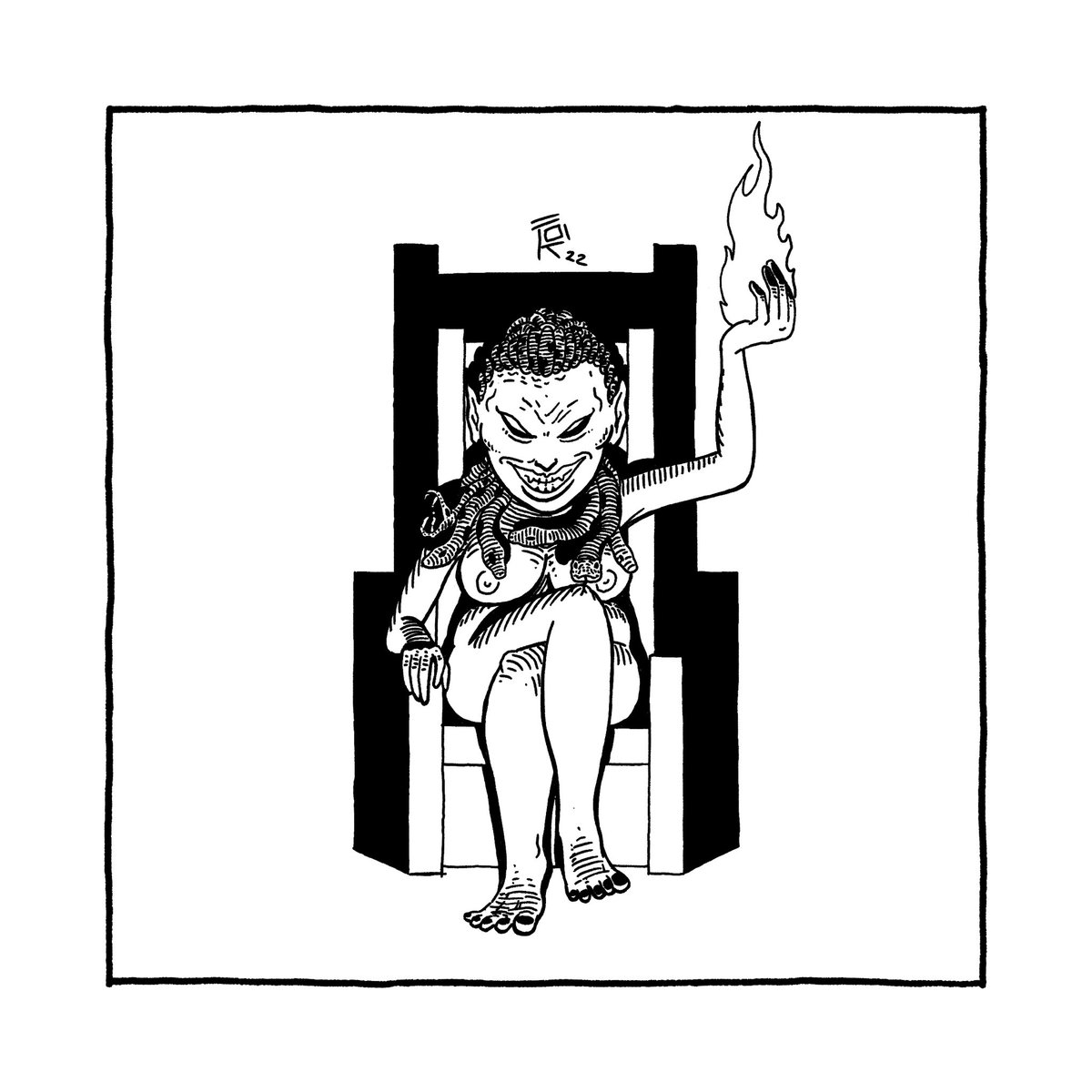 Day 19 - Ponytail
#inktober #inktober2022