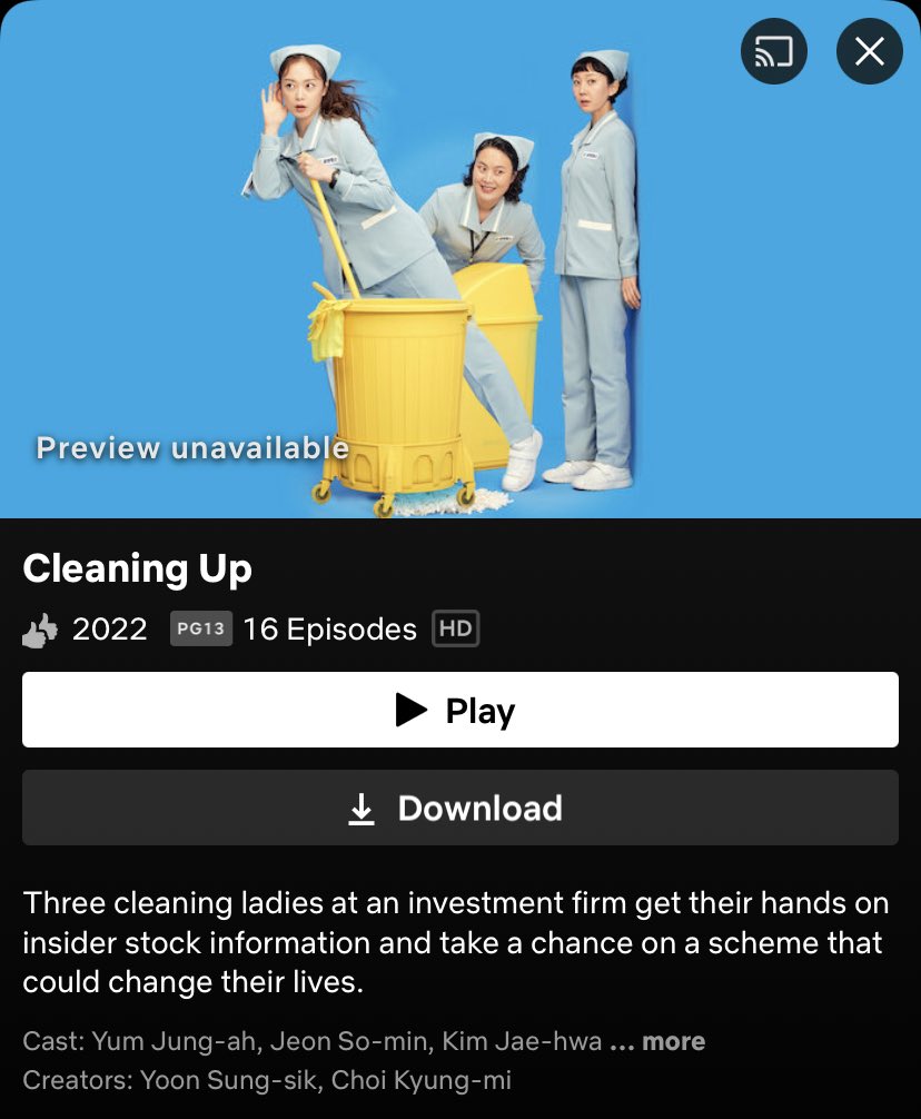 kdramaTnT's tweet photo. Stream #CleaningUp on Netflix now 🧽🧹 https://t.co/KzGMF9kcU2