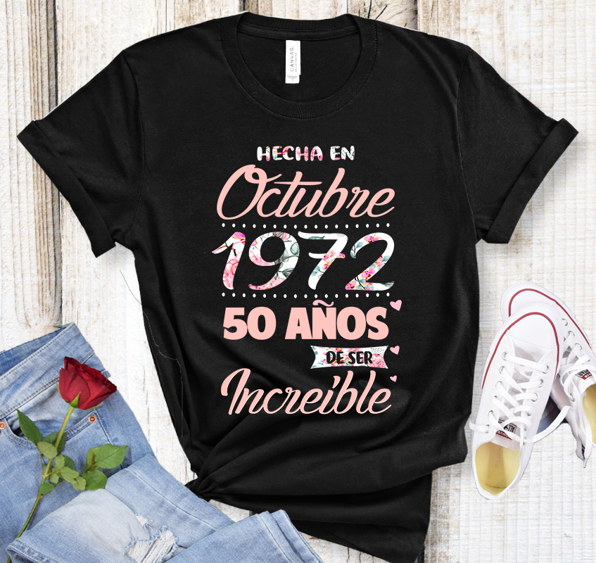 designlory's tweet photo. 50 años de ser Increible Hecha En Octubre 1972 Cumpleaños T-Shirt https://t.co/y9lYyeIBgp #Amazon via @Amazon #Regaloparamujer50años #Camiseta50años1972mujer #50cumpleañosregaloscamisetamujer #octubre #mamá #abuela #hermana #cumpleanostia #regalostia #50cumpleañosvintage https://t.co/TZjfwxgzv4