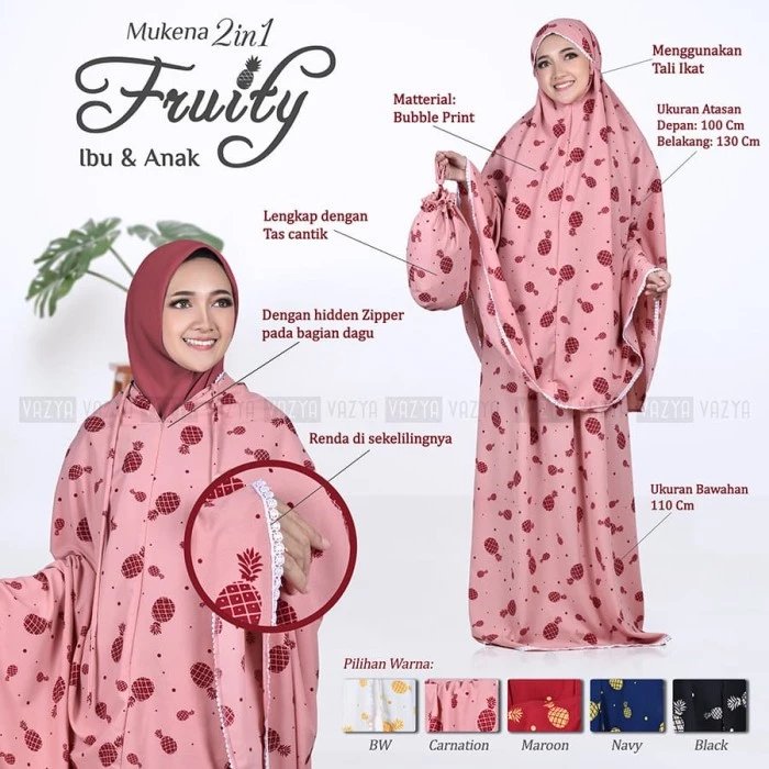 jilbabhumairo's tweet photo. Mukena Fruity 2in1 Dewasa 
https://t.co/5FuPpiUcvX
#jilbab #hijab #tokopedia #freeongkir #bandungonline https://t.co/WEDXtjGhUv