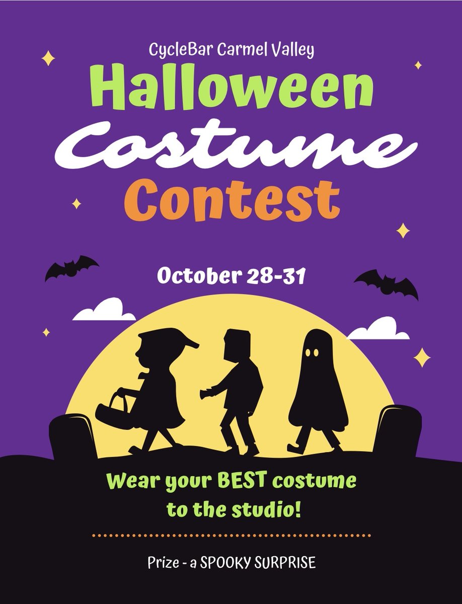 CyclebarV's tweet image. Start brainstorming your costumes now!! Halloween week is BIG TIME at this studio!!