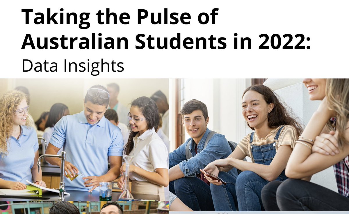 EI and <a href="/ARACYAustralia/">ARACY - Every Child Thriving</a> have released a report that collates #wellbeing data of 84,000 students across Australia who checked in over 1.6 million times. The report indicates support is needed as #youngpeople experience high levels of anxiety &amp; low self-worth
bit.ly/3TwniN5