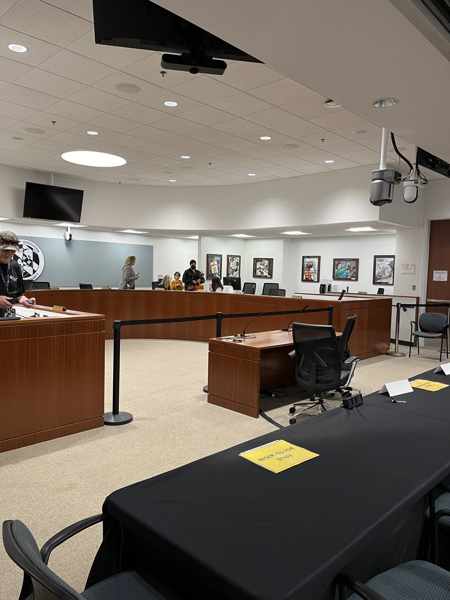 TolulopeOnTV's tweet photo. Reporting from tonight’s @HCPSS Board of Education public hearing. Heard from a lot of families who are not happy with the new proposed redistricting plan— story coming soon for #j361jd https://t.co/09QYAQFWWq