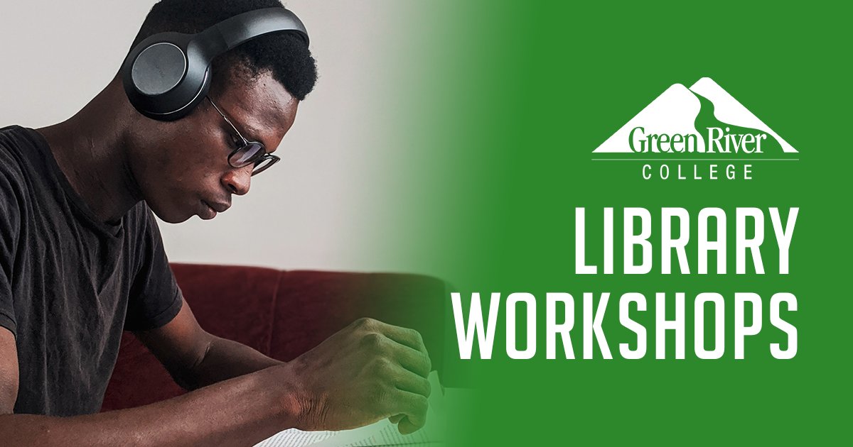 GreenRiverCC's tweet image. Fall quarter "drop-in" library workshops are here! Open to all students, Research 101:Start Your research will help you launch your research project with confidence.
Upcoming workshops will be Oct 21, Oct 26, Nov 4, Nov 9, Nov 19.

Learn more &amp;gt; bit.ly/3jjWmOk