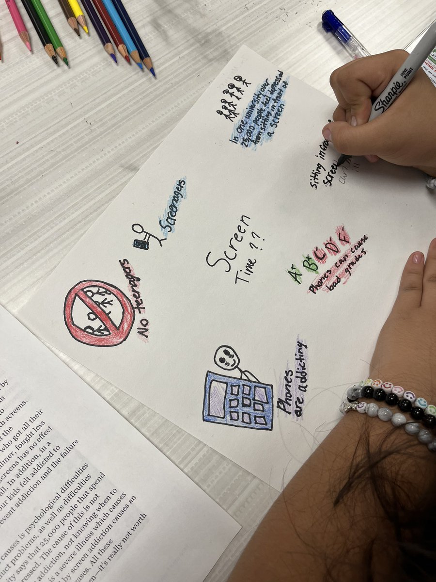 AEaglan08's tweet photo. Our scholars were fully engaged while showing their comprehension of the text by creating sketch notes. So proud of them! #GrowingGators #SIG πβ¨π @CampbellGators https://t.co/H5eythgN19