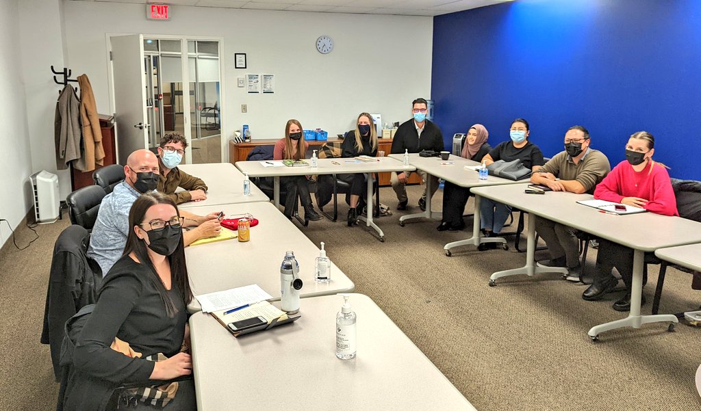 NEXTNiagara's tweet photo. Our first fully in-person council meeting in two years.
Some exciting initiatives coming out of our Advocacy, Communications, Events and Recruitment Subcommittees...stay tuned!
Thank you, @the_GNCC, for hosting our meetings! #NextNiagara #WeAreNext https://t.co/pl8yEV74fX