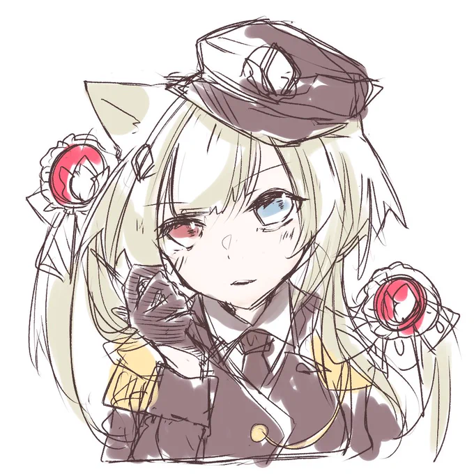 ハロウィン絵ちらり 