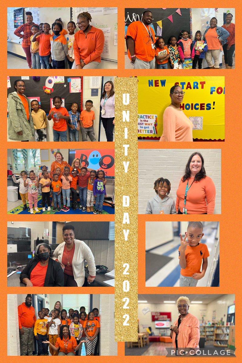 school_moore's tweet photo. Today is 𝐔𝐍𝐈𝐓𝐘 𝐃𝐀𝐘🧡 We wore 𝘖𝘙𝘈𝘕𝘎𝘌 to show that we are united for kindness, acceptance and inclusion to prevent bullying. #MooreThanReady #ExpectMoore #UnityEveryDay #Inclusion #Acceptance #Kindness #BullyPreventionMonth https://t.co/NZxKJjeHrz
