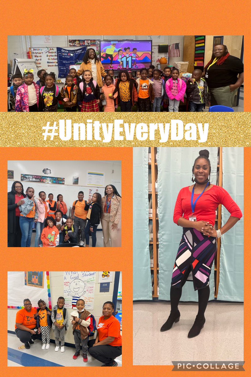 school_moore's tweet photo. Today is 𝐔𝐍𝐈𝐓𝐘 𝐃𝐀𝐘🧡 We wore 𝘖𝘙𝘈𝘕𝘎𝘌 to show that we are united for kindness, acceptance and inclusion to prevent bullying. #MooreThanReady #ExpectMoore #UnityEveryDay #Inclusion #Acceptance #Kindness #BullyPreventionMonth https://t.co/NZxKJjeHrz