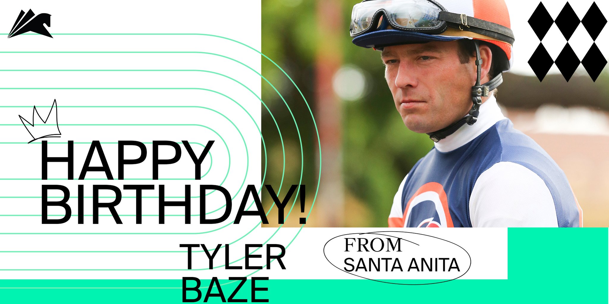 Happy Birthday to Jockey Tyler Baze!  