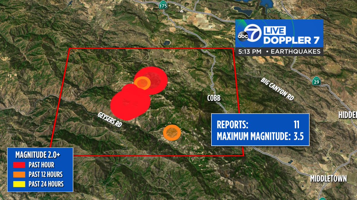 Sandhya Patel on Twitter "BREAKING Multiple small earthquakes near 