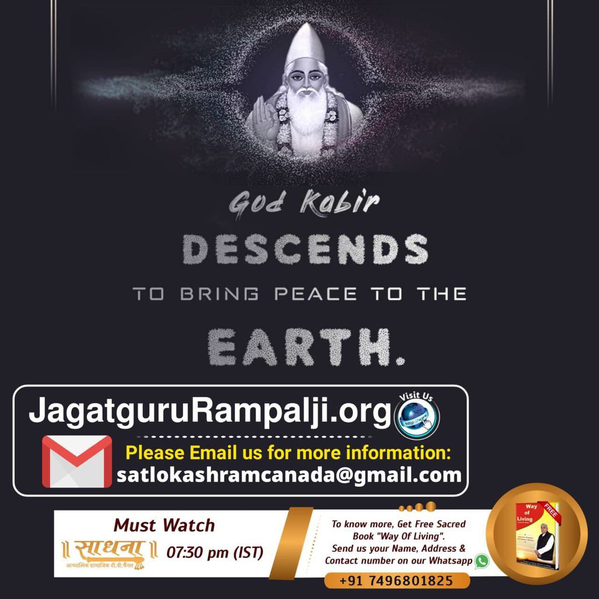 Kirtanmahto's tweet photo. God Kabir descends to bring peace to the earth.
@SaintRampalJiM 
#GodMorningThursday 
#ThursdayThoughts https://t.co/KtNKGx5SyE