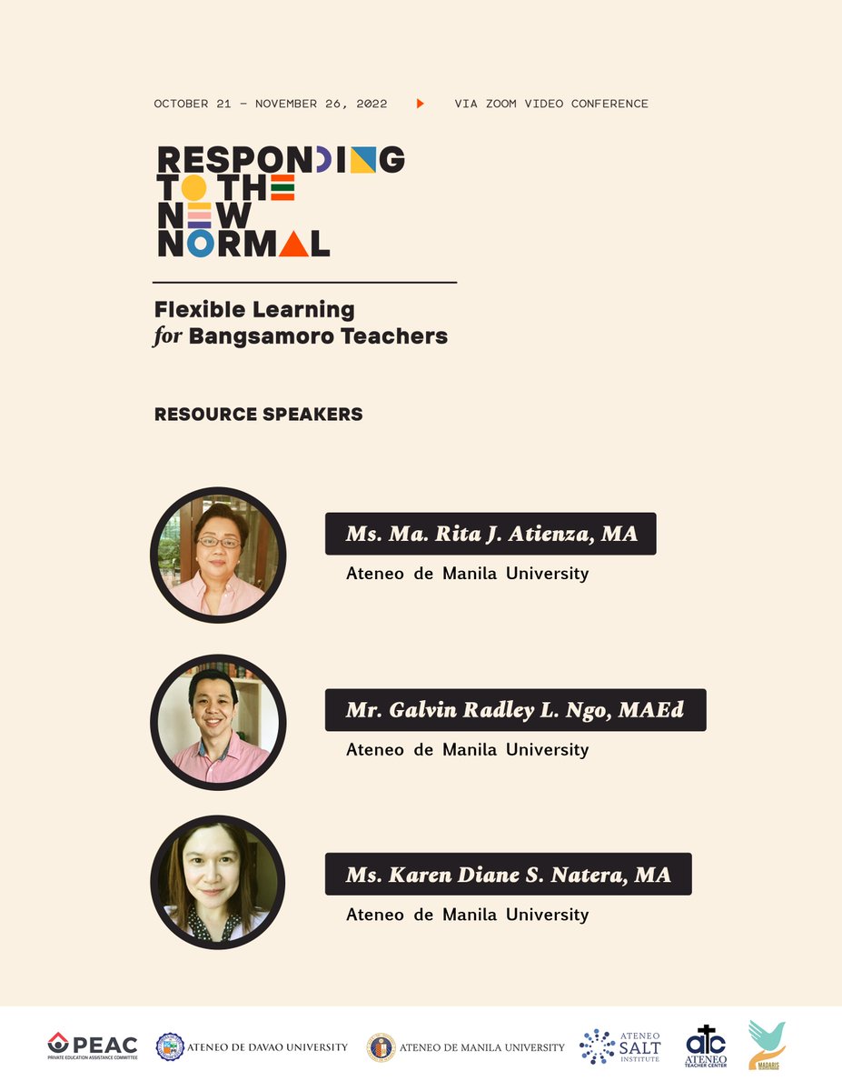 teachmadaris's tweet photo. TEACHER TRAINING | The Madaris Volunteer Program (MVP) will be having the Responding to the New Normal: Flexible Learning Training for Bangsamoro Teachers. This training will focus on capacitating teachers with skills and tools to adapt to the challenges of 21st-century pedagogy https://t.co/kPGe4EqVDi