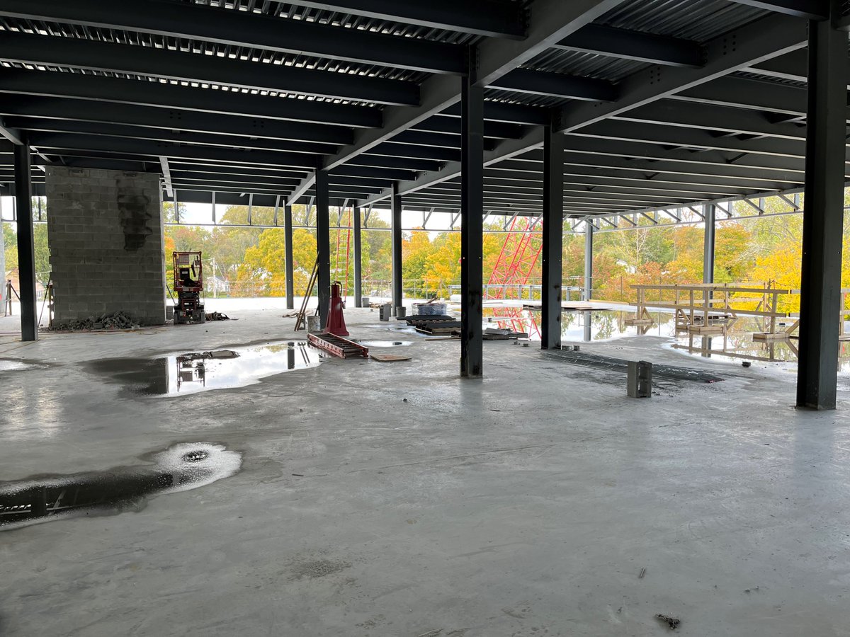 CSS_100's tweet photo. I got to get out to see the construction of our new Cross Country EMS today.  All kinds of good things happening around here! https://t.co/zSZ2jovgYi