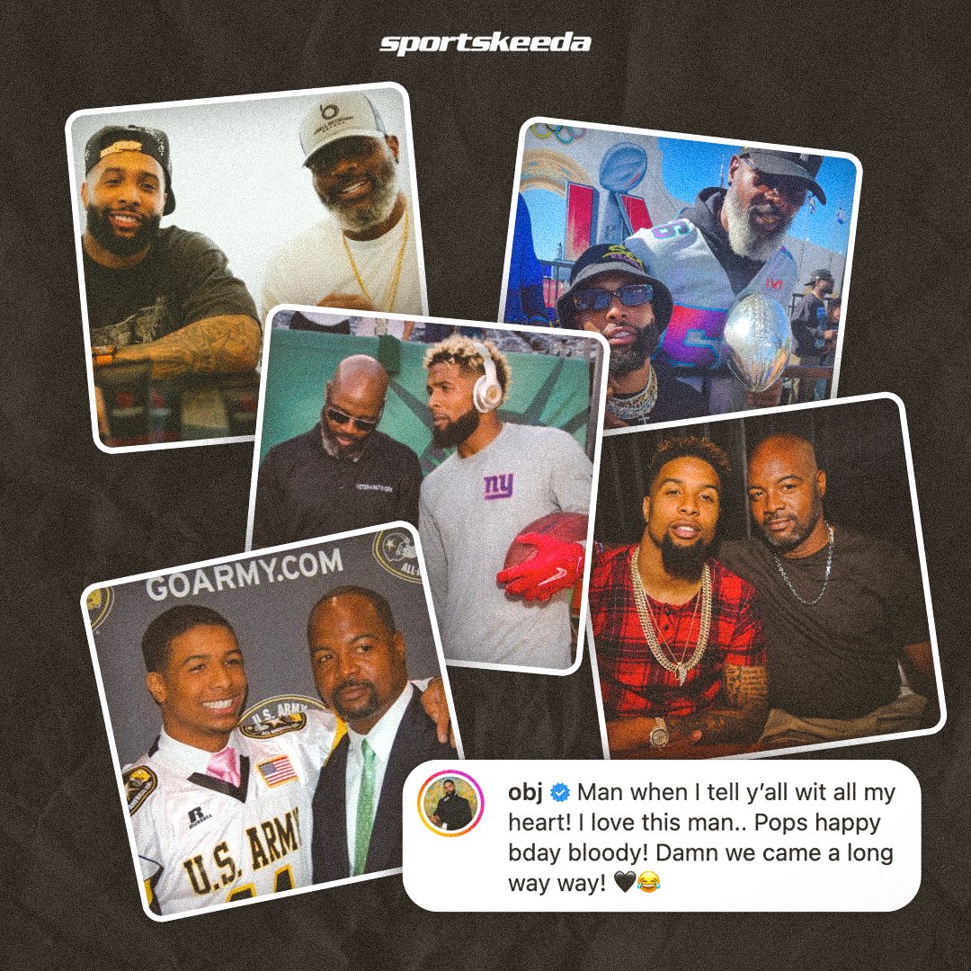 Odell Beckham Jr wrote a heartfelt instagram post wishing his father a happy birthday...     