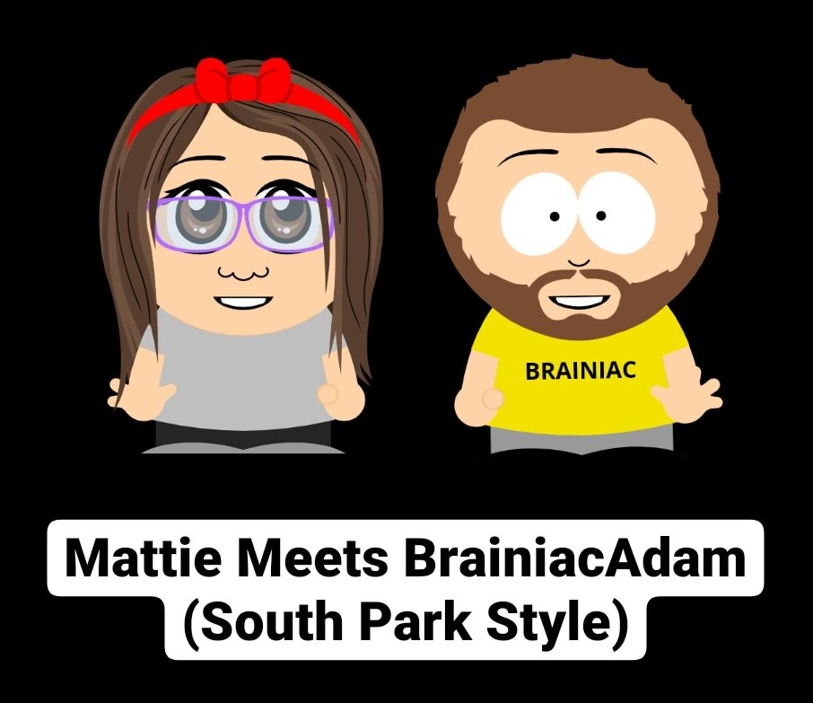MattieRaeMarti1's tweet photo. Meeting one of my favorite YouTubers, @Adam__Mercury (AKA BrainiacAdam)
(South Park Style)
#SouthPark #Fanart #SouthParkStyle #SouthParkFanart #Me #BrainiacAdam #Youtuber #GoAnimator #Vyonder https://t.co/HzCGeAax5s