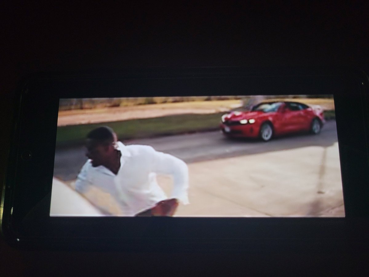 NevanHopkins's tweet photo. @hulu, you missed the modern day Camaro in the background of a scene set in the early 2000s #miketyson https://t.co/heRUhqBALk