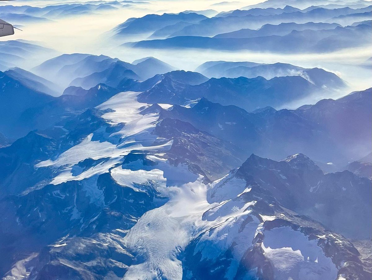 Airplane window with a view. #bcrockies #rockymountains #painting #beauty