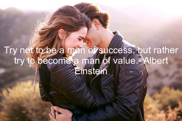 Try not to be a man of success, but rather try to become a man of value.- Albert Einstein https://t.co/za2JFMFG8P