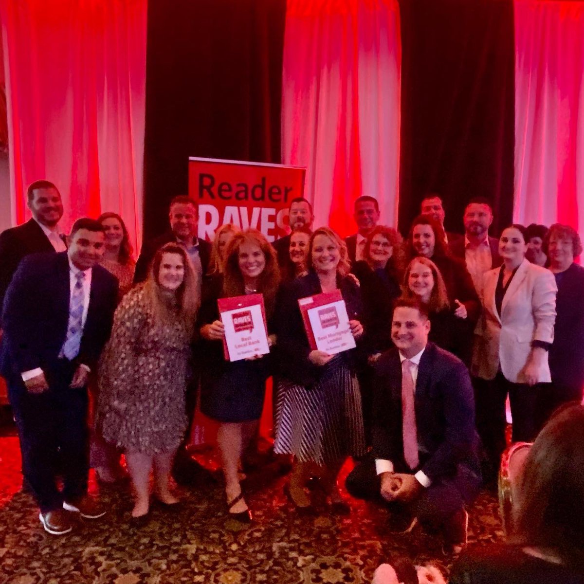 BankAtPeoples's tweet photo. PeoplesBank was thrilled to be honored with our 8th Best Local Bank and our 10th Best Mortgage awards at tonight’s Reader Raves awards ceremony.
#BankAtPeoples #PeoplesBank #RealSimpleBanking #westernma #wmass #pioneervalley #ma #readerraves https://t.co/bcGUSOT8Du