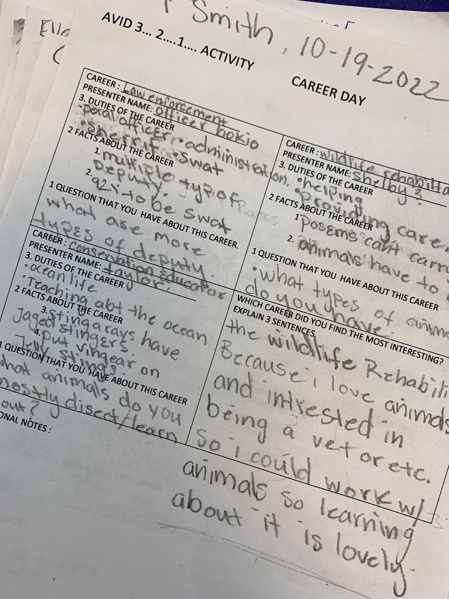 DEBORAHSINCLAR's tweet photo. Awesome Career Day @DMSMedia411, complete w AVID 3..2..1.. to support student engagement!! @tiffanydawn11 thanks a bunch for organizing this phenomenal event!!! @AVID4College @AvidSoutheast @HLFindeisen https://t.co/ioE0UzRxBF