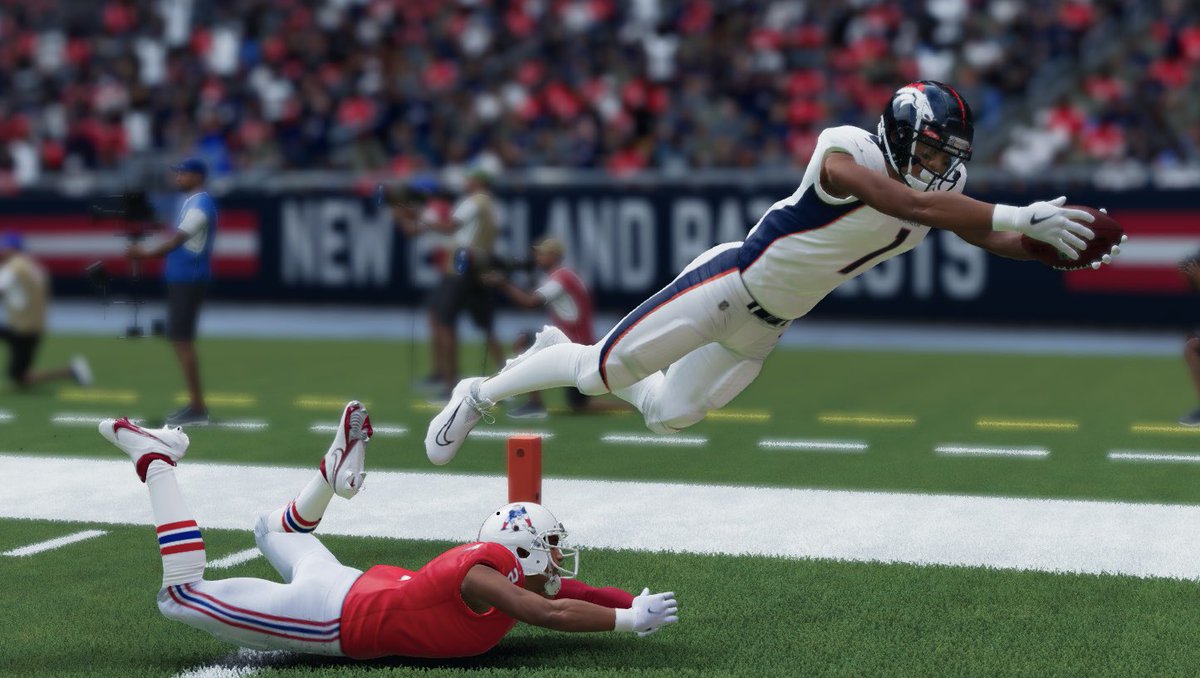 CoachBrockAGS's tweet photo. • QB Wilson - 198 yards, 1 TD, 1 INT

• HB Williams - 1 TD

• WR Jeudy - 5 rec, 86 yards

• IDL Odeyingbo - 2.0 sacks, 1 FF

• Rookie DT Gregory - 1.0 sack, 1 FF

• WR/PR Kidd - 1 punt return TD https://t.co/JYHDx1wj3T