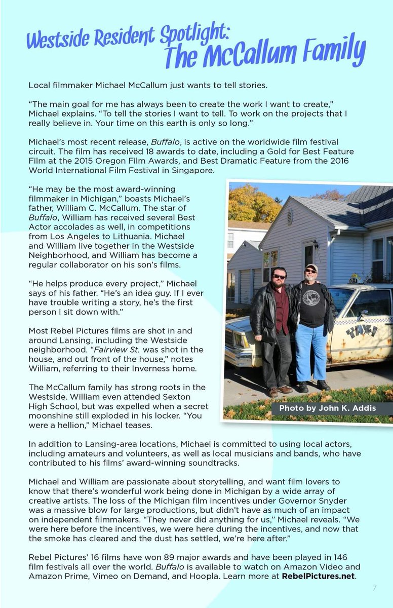 This was a cool article and photo of my Pops and I a few years back for our local neighborhood magazine.

Good memories. Now I'm trying desperately to keep our family home. 💔💔💔