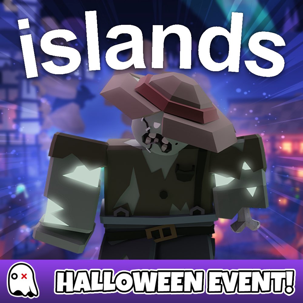 Easy_Games_'s tweet photo. 🎃 Halloween Event Has Arrived In @RobloxIslands! 🎃
👒 New Boss: Zombie Cletus 👒
💀 New Critter: Ember Skulls 💀
⚔️ New Limited Weapons ⚔️
🚗 New Mount System 🚗
🏁 New Blocks 🏁
🎁 Limited Drop: Red Cauldron🎁
🛒 Halloween Merchant 🛒
📈 Crop Market News 📰 https://t.co/d5BS24VoNg