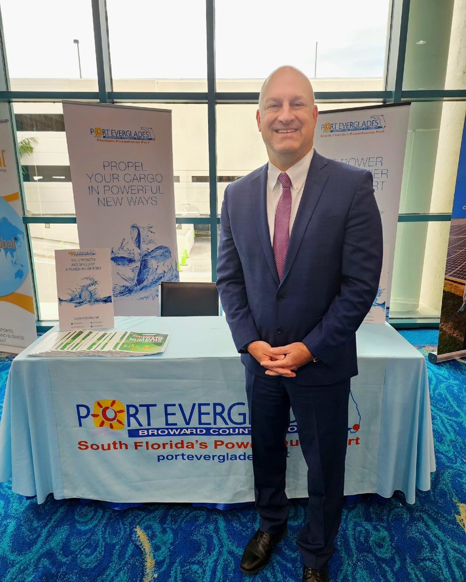 PortEverglades's tweet photo. Port Everglades is proud to be a sponsor of this year’s #FITCE. Come “sea” us tomorrow (Oct. 20) and learn how we can help you connect with the world. https://t.co/ya2BGOrbvO