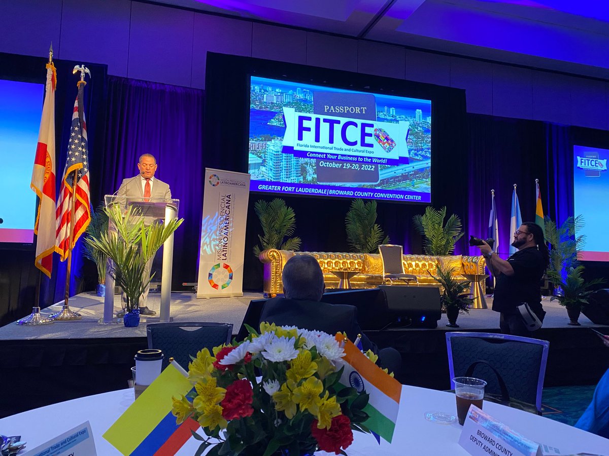 PortEverglades's tweet photo. Port Everglades is proud to be a sponsor of this year’s #FITCE. Come “sea” us tomorrow (Oct. 20) and learn how we can help you connect with the world. https://t.co/ya2BGOrbvO