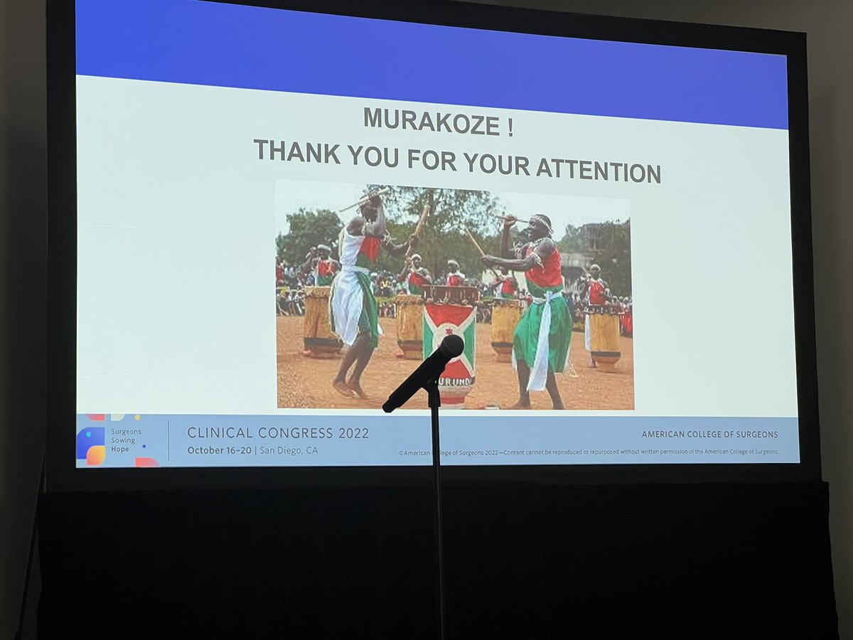AbahujeEgide's tweet photo. Great talk from our colleague @kazobinka_g from Burundi about the future of surgical education (training and mentoring surgeons )in Burundi, through the @cosecsa program. https://t.co/rDcqyd5HZt