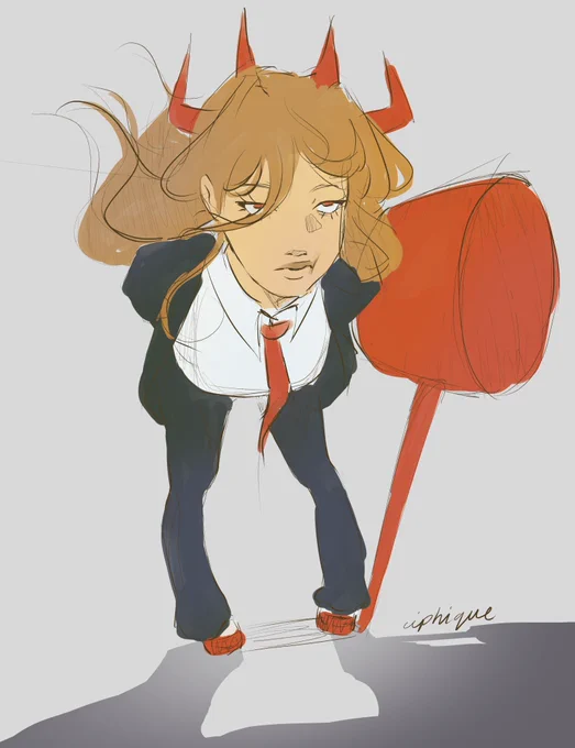 quick power doodle #chainsawmanfanart 
