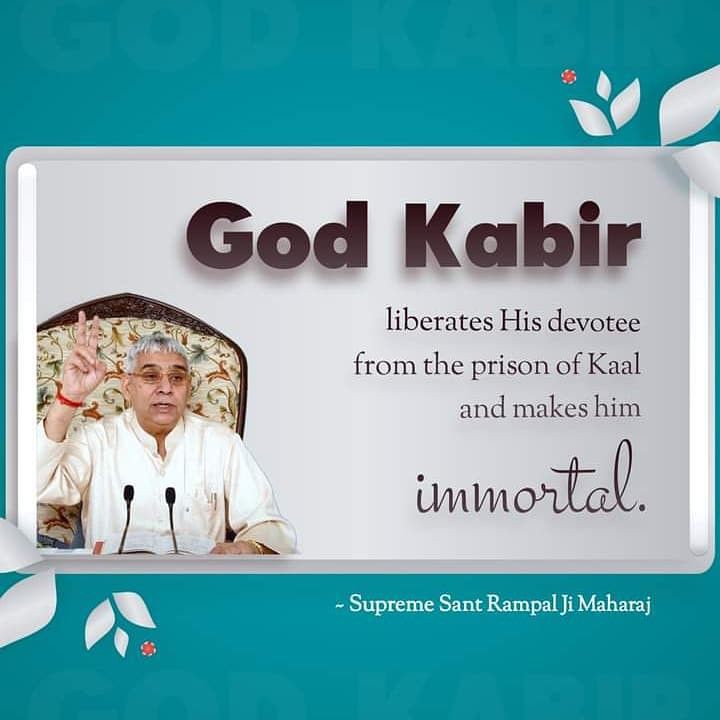 GuruLover4377's tweet photo. Today's #ThursdayThoughts 
God Kabir liberates his devotee from the prison of kaal and makes him immortal.

#GodMorningThursday https://t.co/UEwozmGCRU