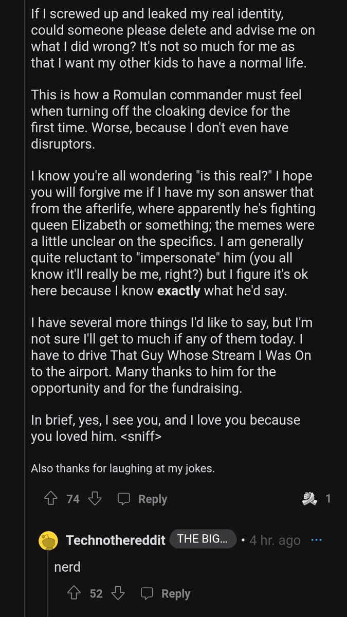 sbiupdating's tweet photo. Technodad is now on Reddit and posted a meme he sent to Techno :') A comment was left by Technodad using Techno's Reddit account as well!

- https://t.co/Q0aUOYgXmZ https://t.co/BOMlhCrVAY